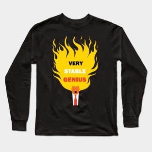 Very Stable Genius - hair of the POTUS Long Sleeve T-Shirt